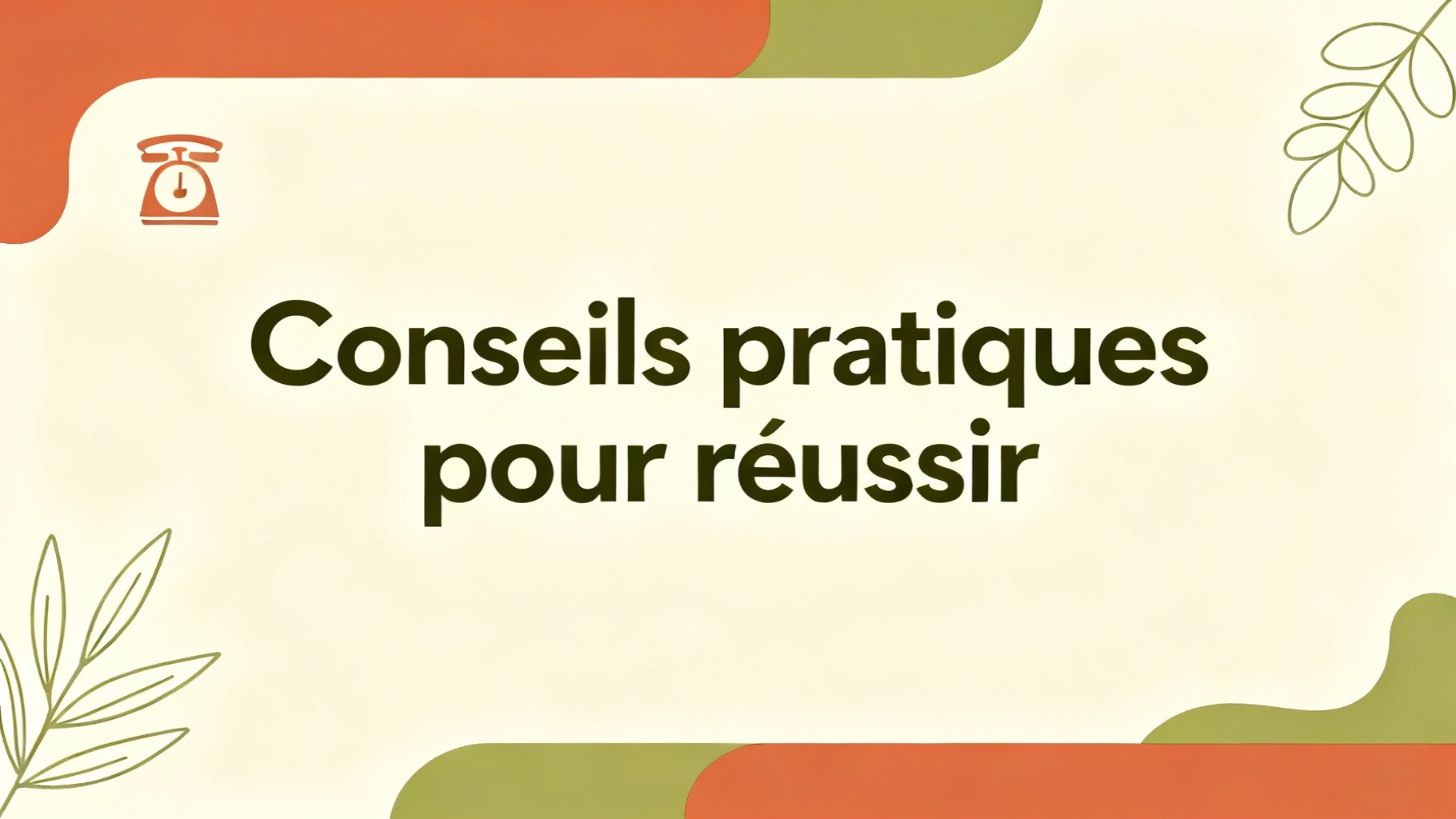 Conseils pratiques pour réussir