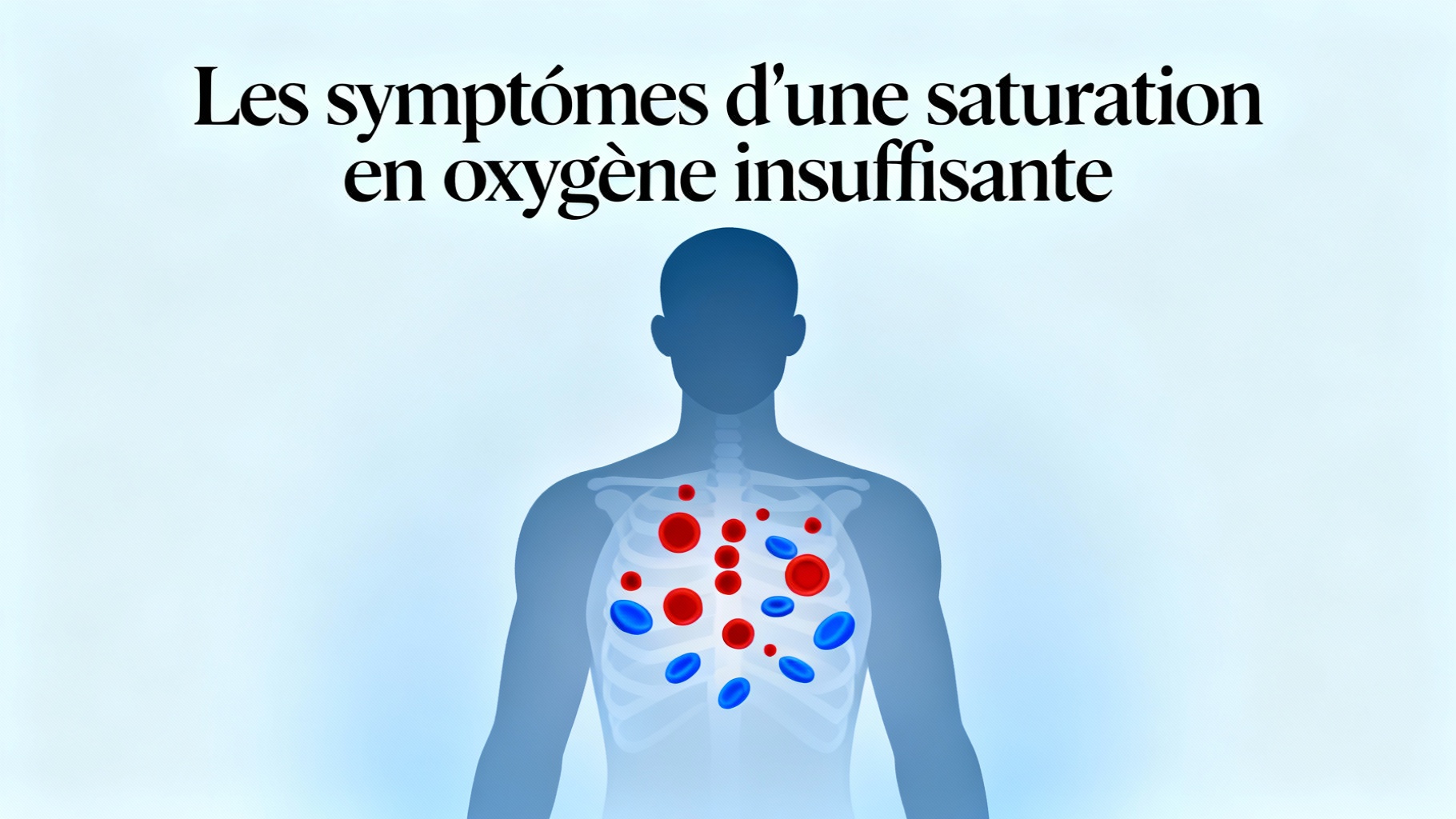 Les symptômes d'une saturation en oxygène insuffisante