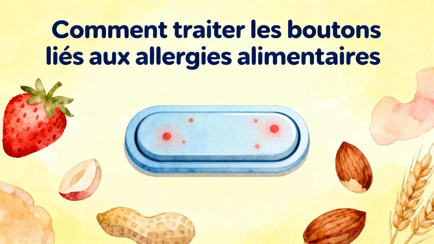 Comment traiter les boutons liés aux allergies alimentaires