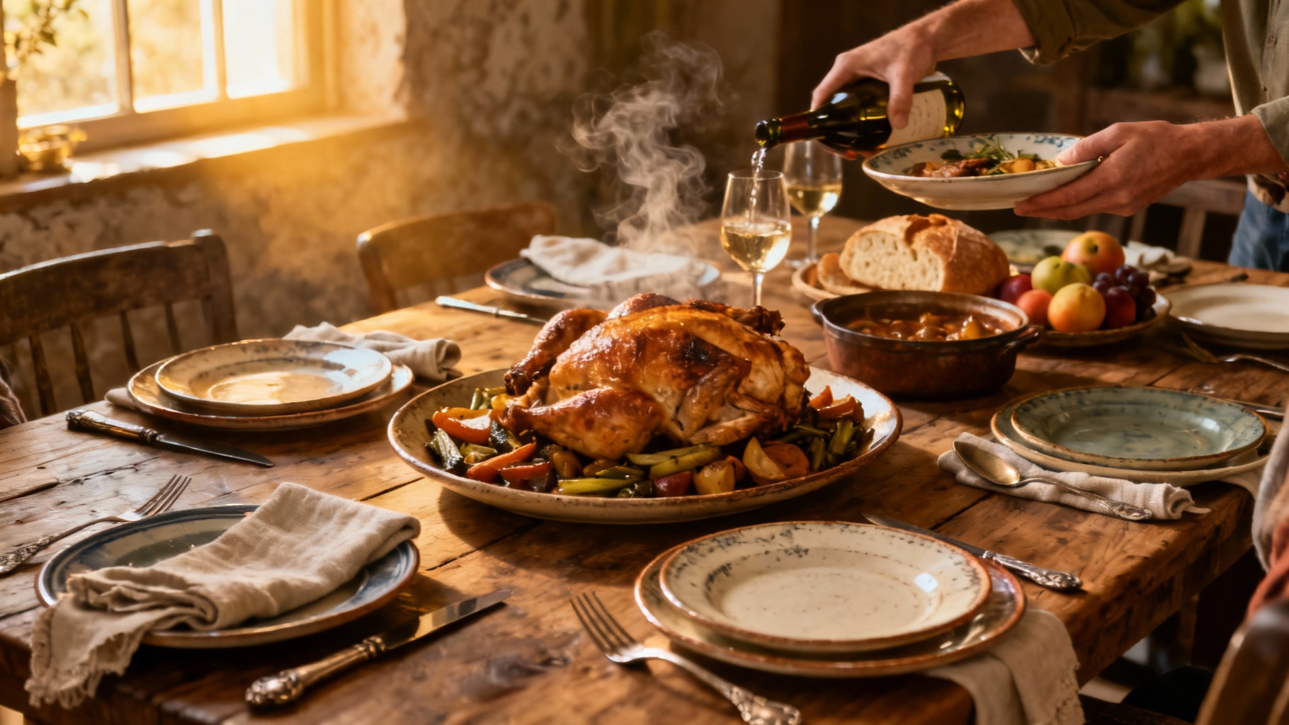 Des plats familiaux savoureux pour 10 personnes