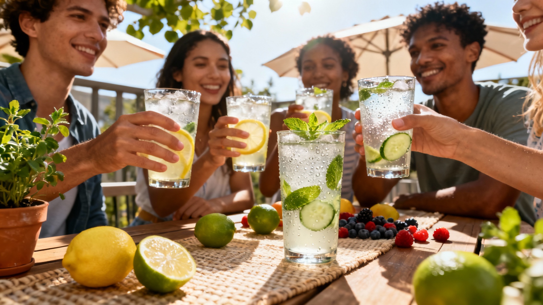 Les meilleures boissons désaltérantes et peu caloriques cet été