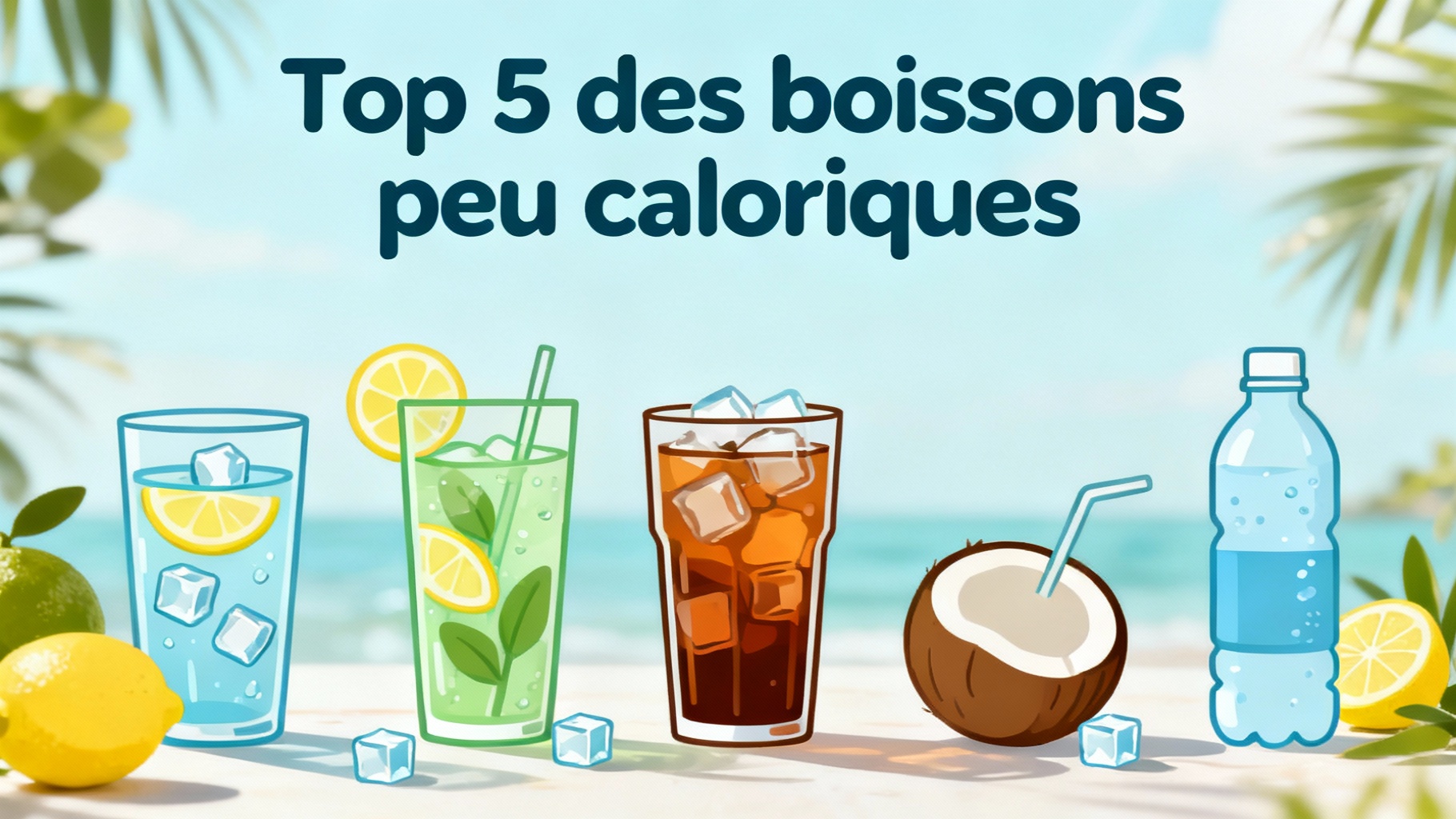 Top 5 des boissons peu caloriques