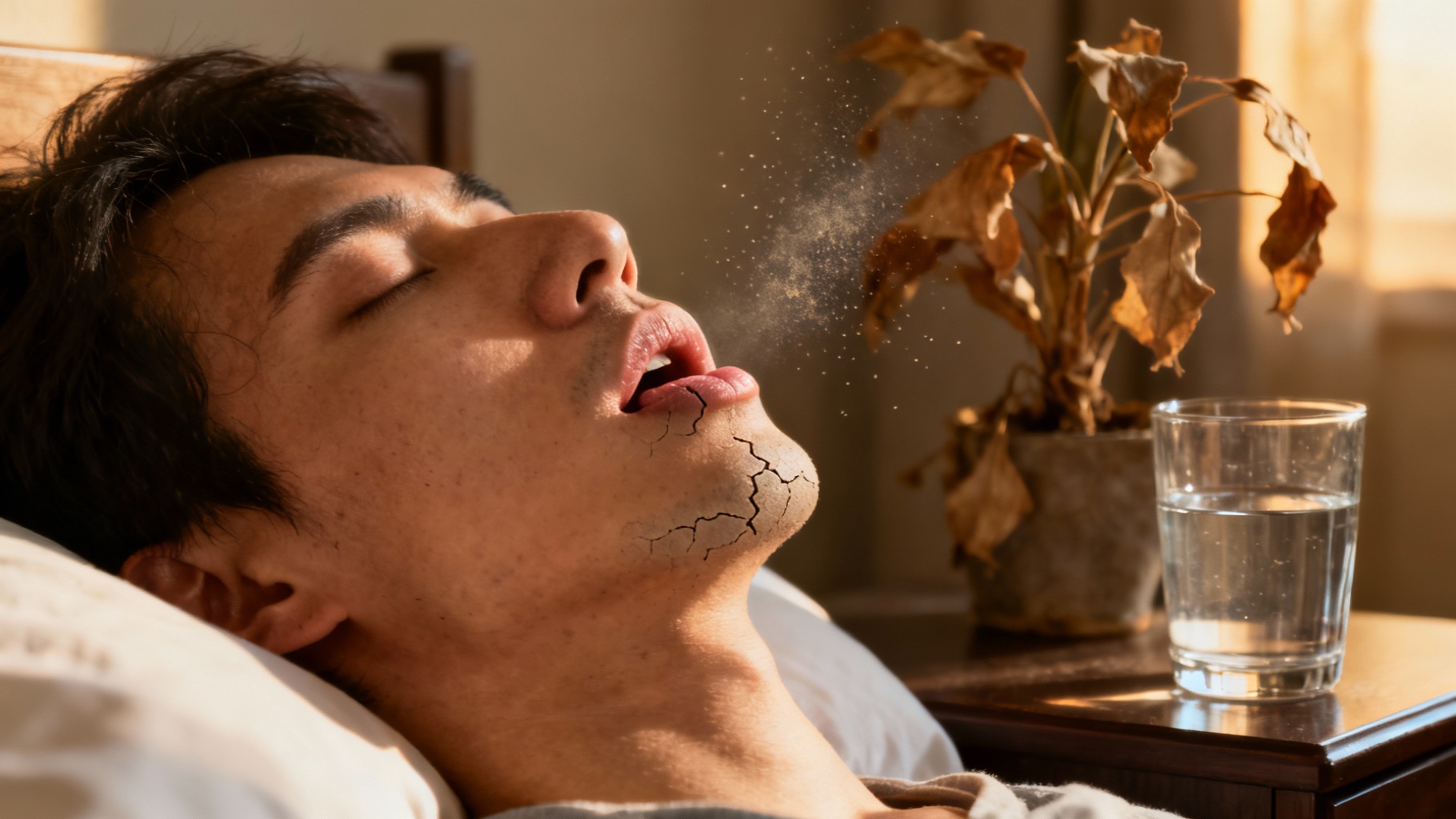 Pourquoi avez-vous la bouche très sèche en dormant ?