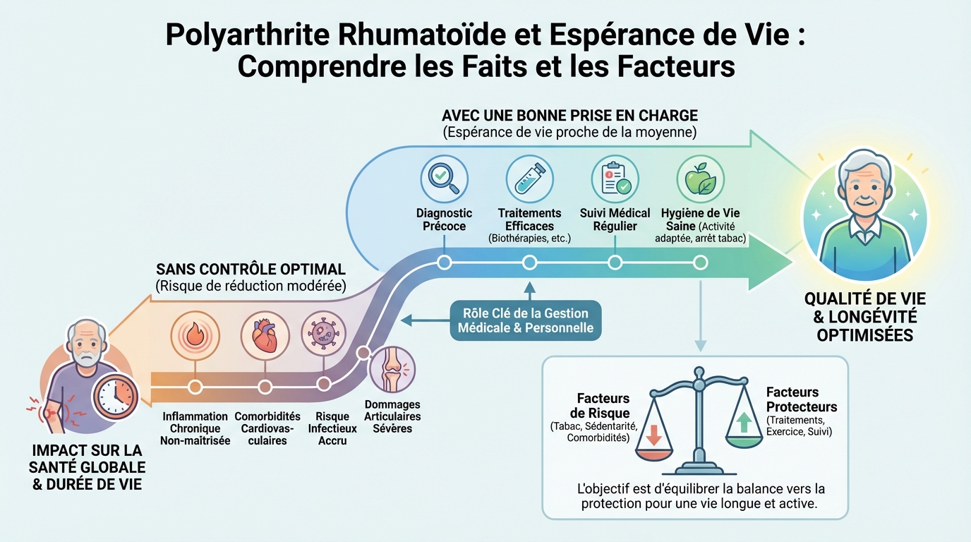 Combien de temps peut-on vivre avec une polyarthrite ? 1 Espérance de vie avec la polyarthrite
