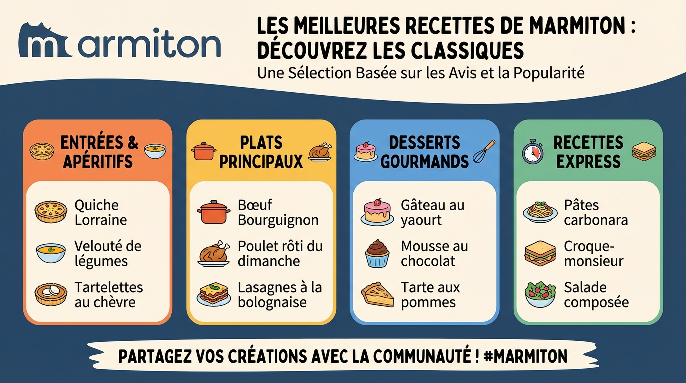 Les recettes les plus populaires