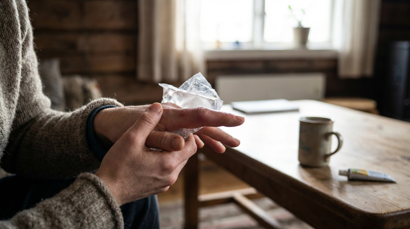 Doigt gonflé et du mal à le plier : causes et solutions