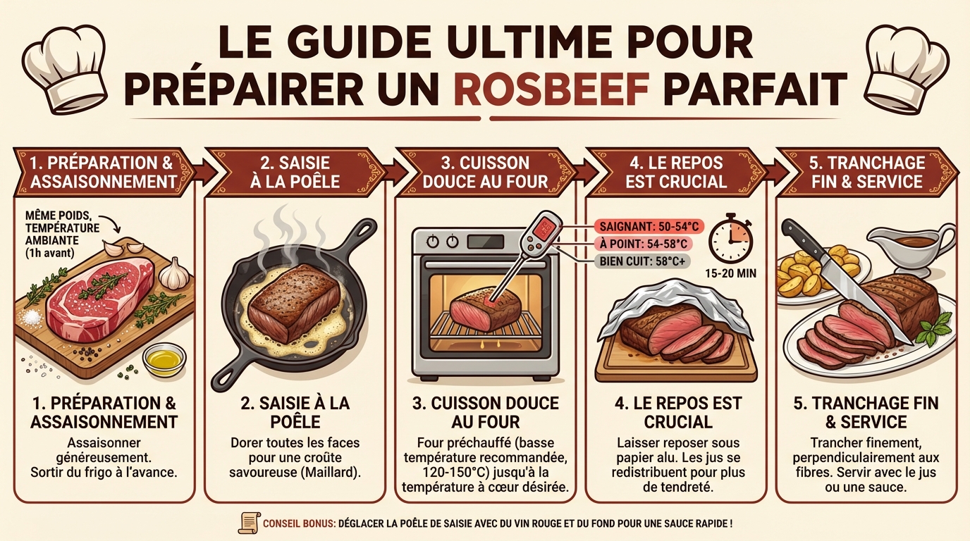 Astuces pour un rosbeef tendre