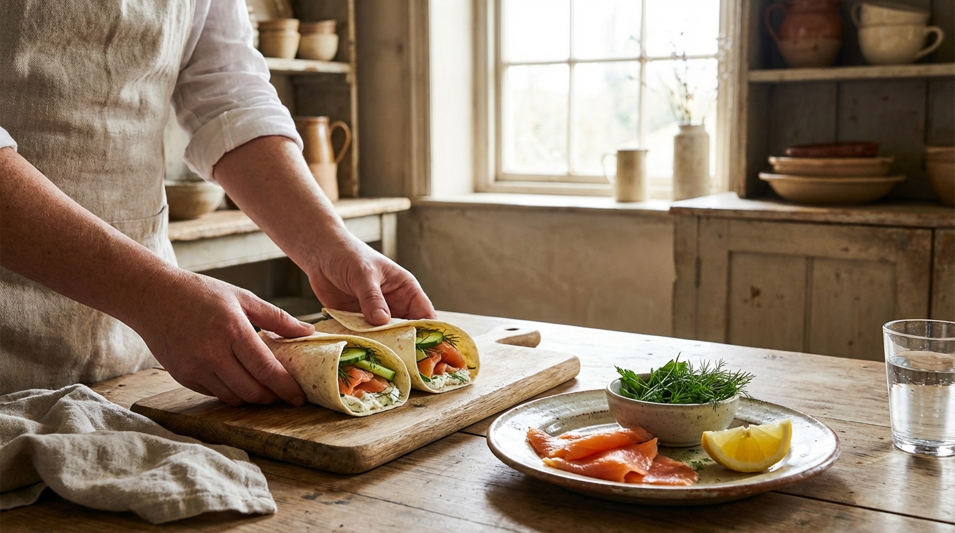 Savourez un wrap saumon facile et délicieux