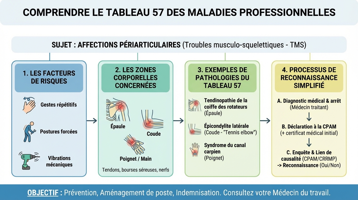 Qu'est-ce que le tableau 57 ?