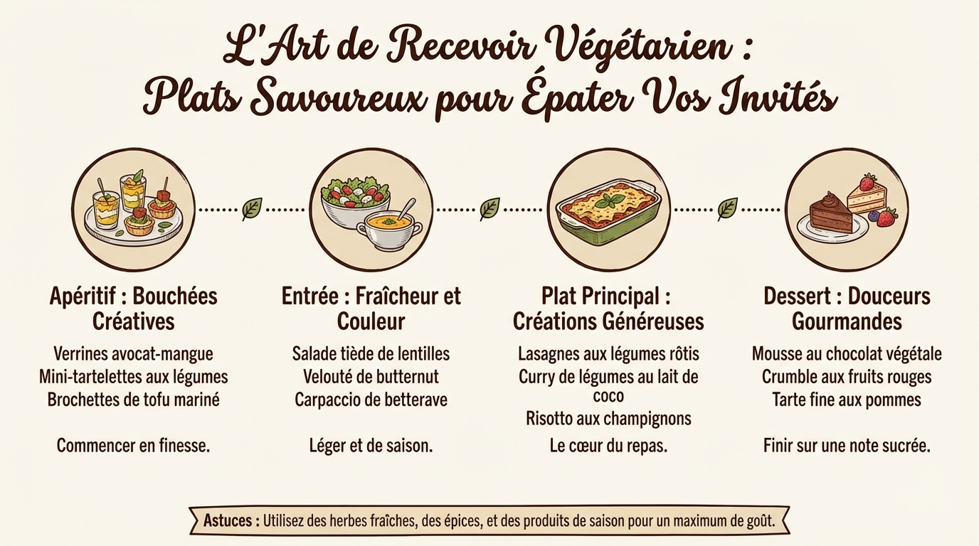 Idées de plats végétariens pour recevoir