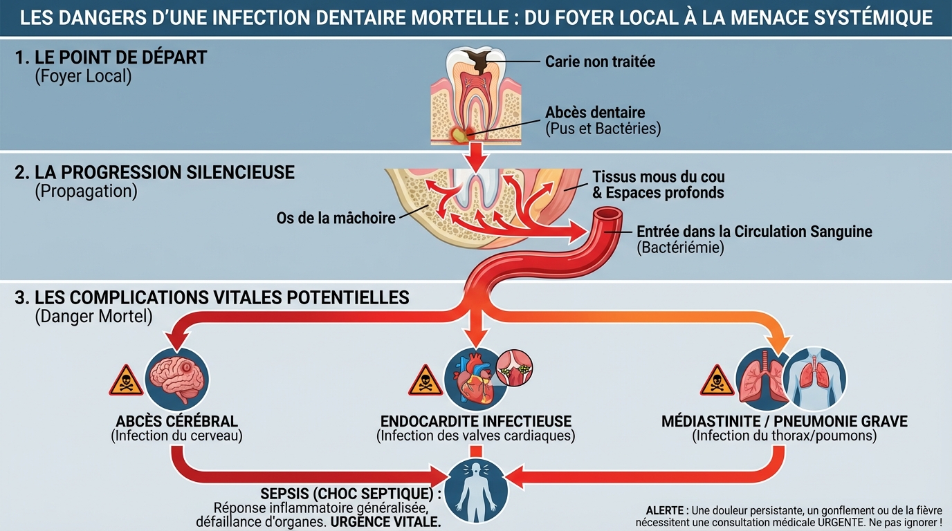 Causes d'une infection dentaire