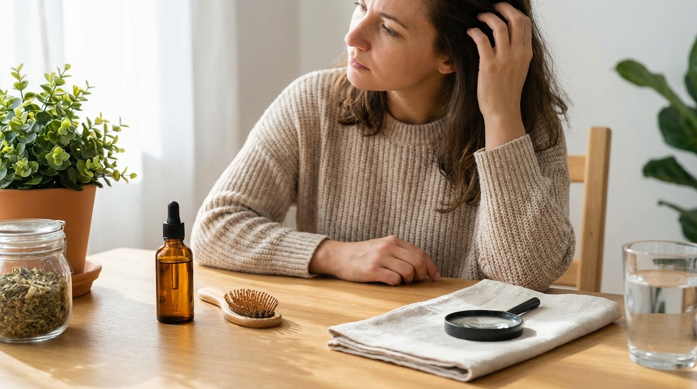 Tête qui gratte mais pas de poux : causes et solutions