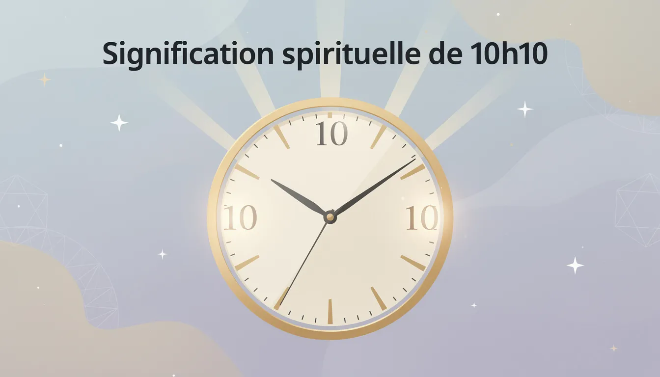 Signification spirituelle de 10h10