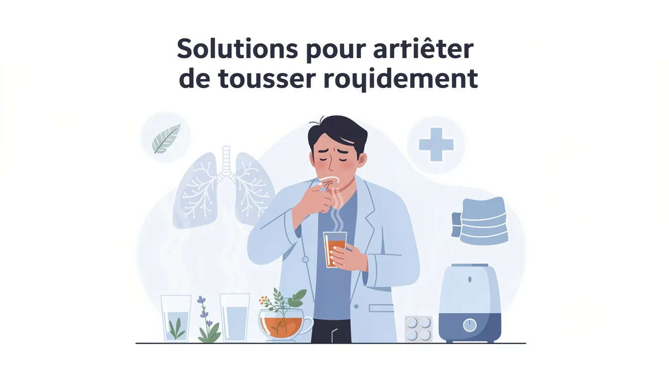 Solutions pour arrêter de tousser rapidement