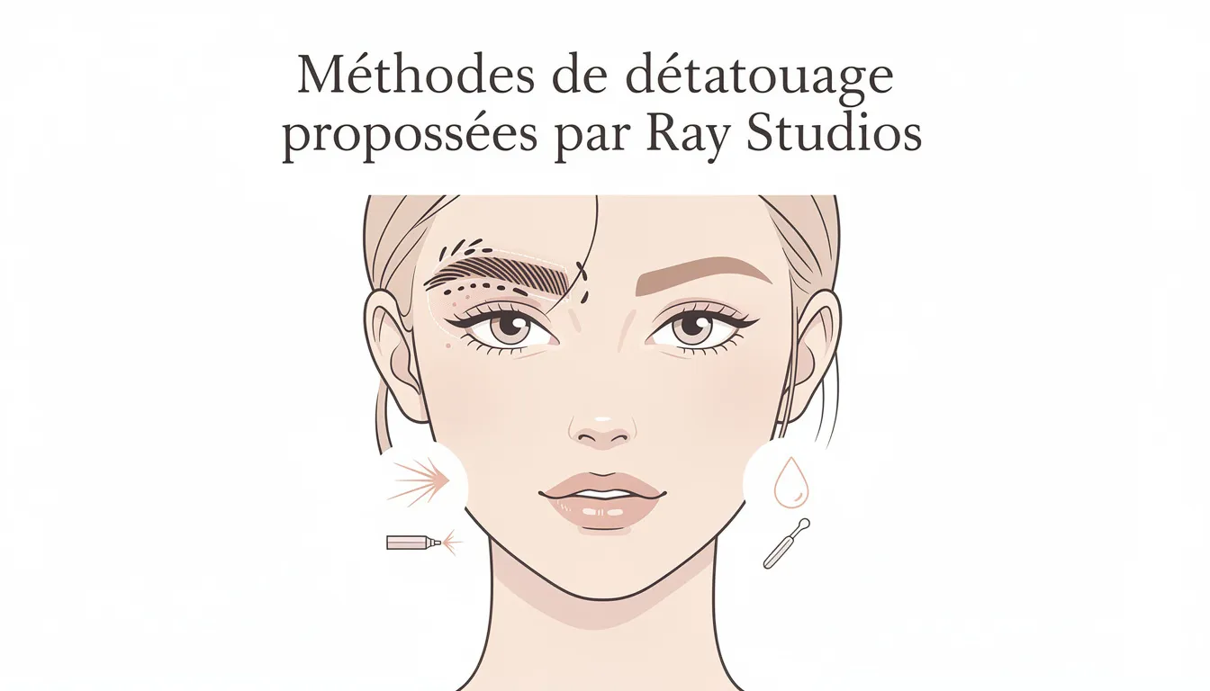 Méthodes de détatouage proposées par Ray Studios