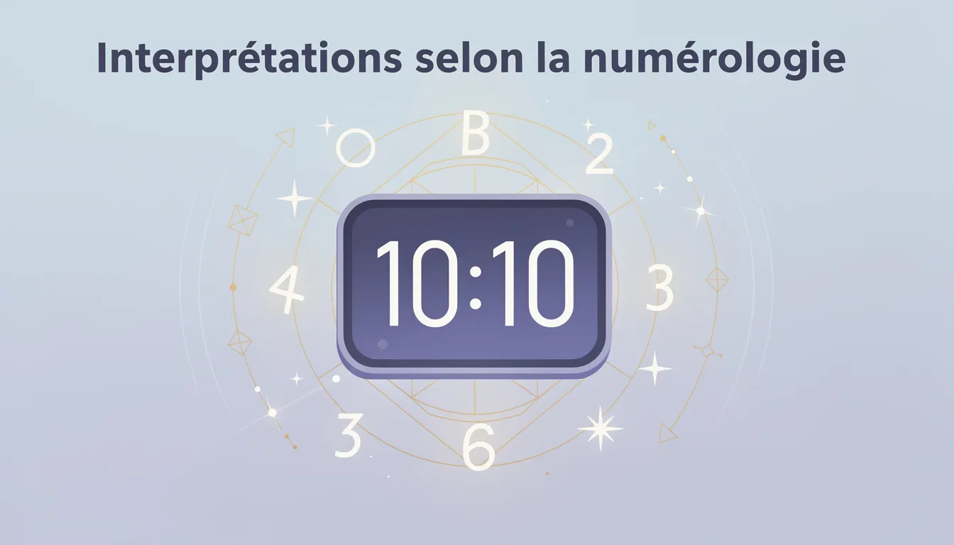 Interprétations selon la numérologie