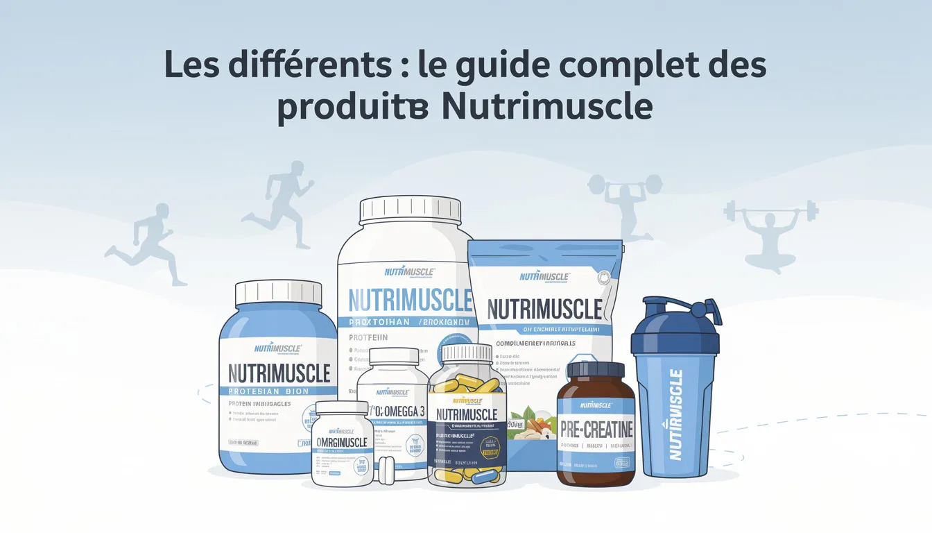 Nutrimuscle : le guide complet des compléments alimentaires 1 Les différents types de produits Nutrimuscle