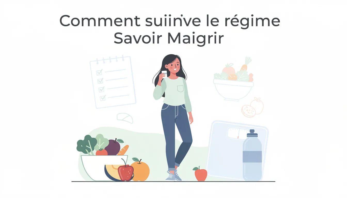 Comment suivre le régime Savoir Maigrir