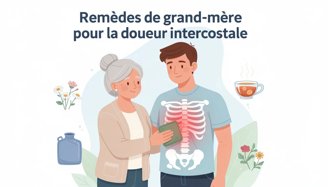 Remèdes de grand-mère pour la douleur intercostale