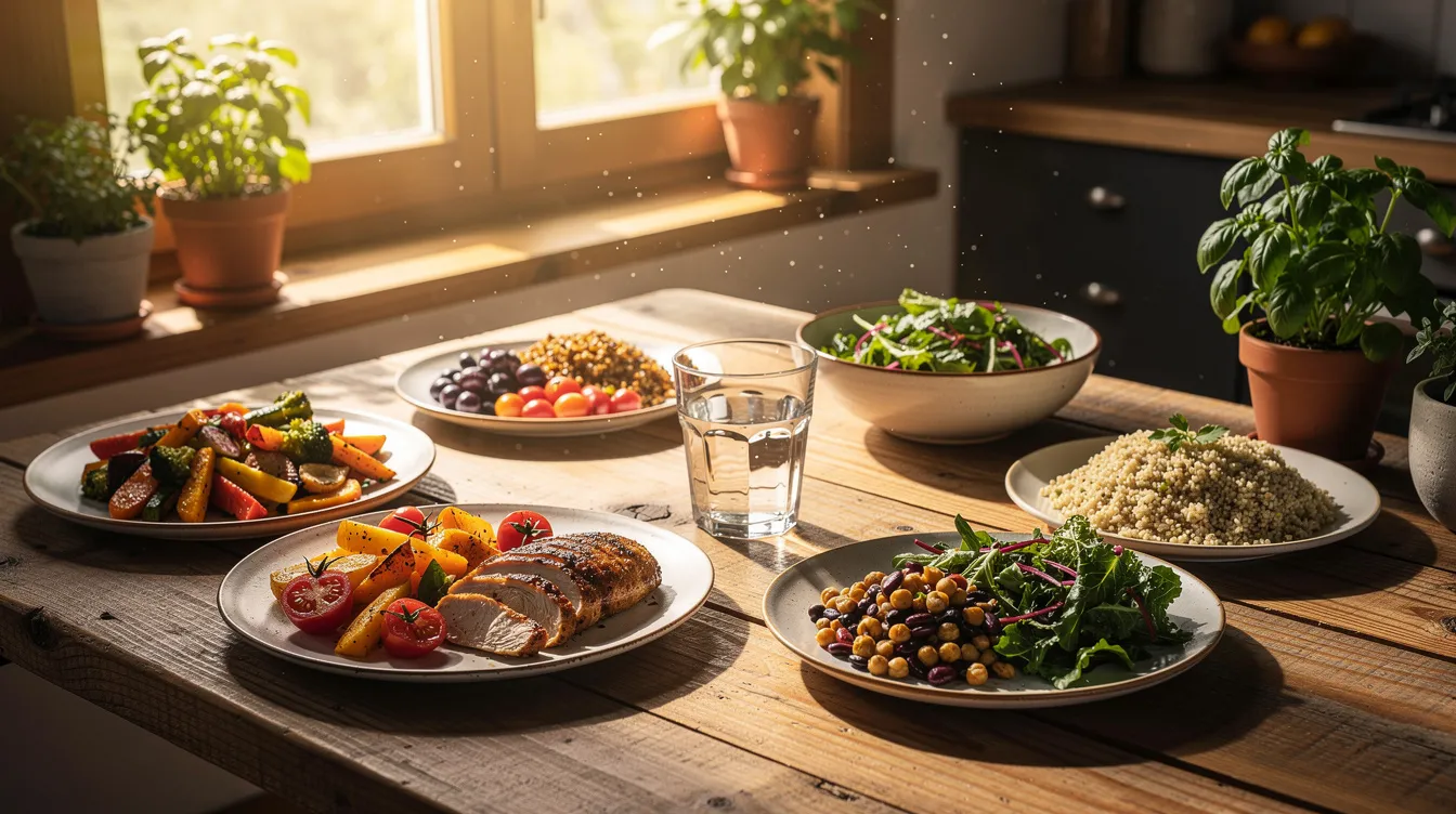 Exemple de menu type pour une semaine